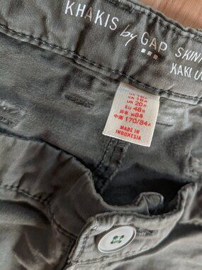 Gap Khakis Olive Green Size 16, Utility, Baggy